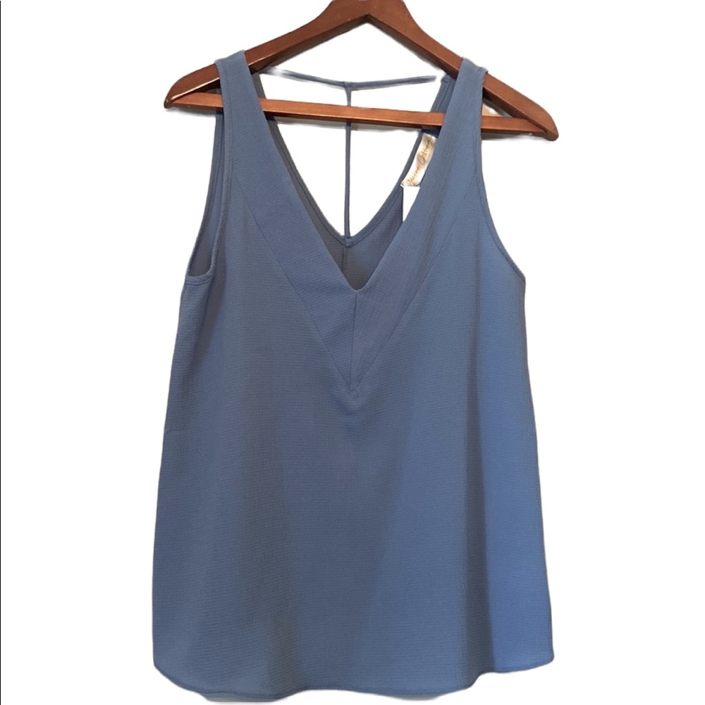 Adeline Clothing Blue Sleeveless Top